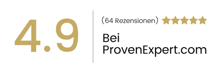 ProvenExpert 4,9 / 5