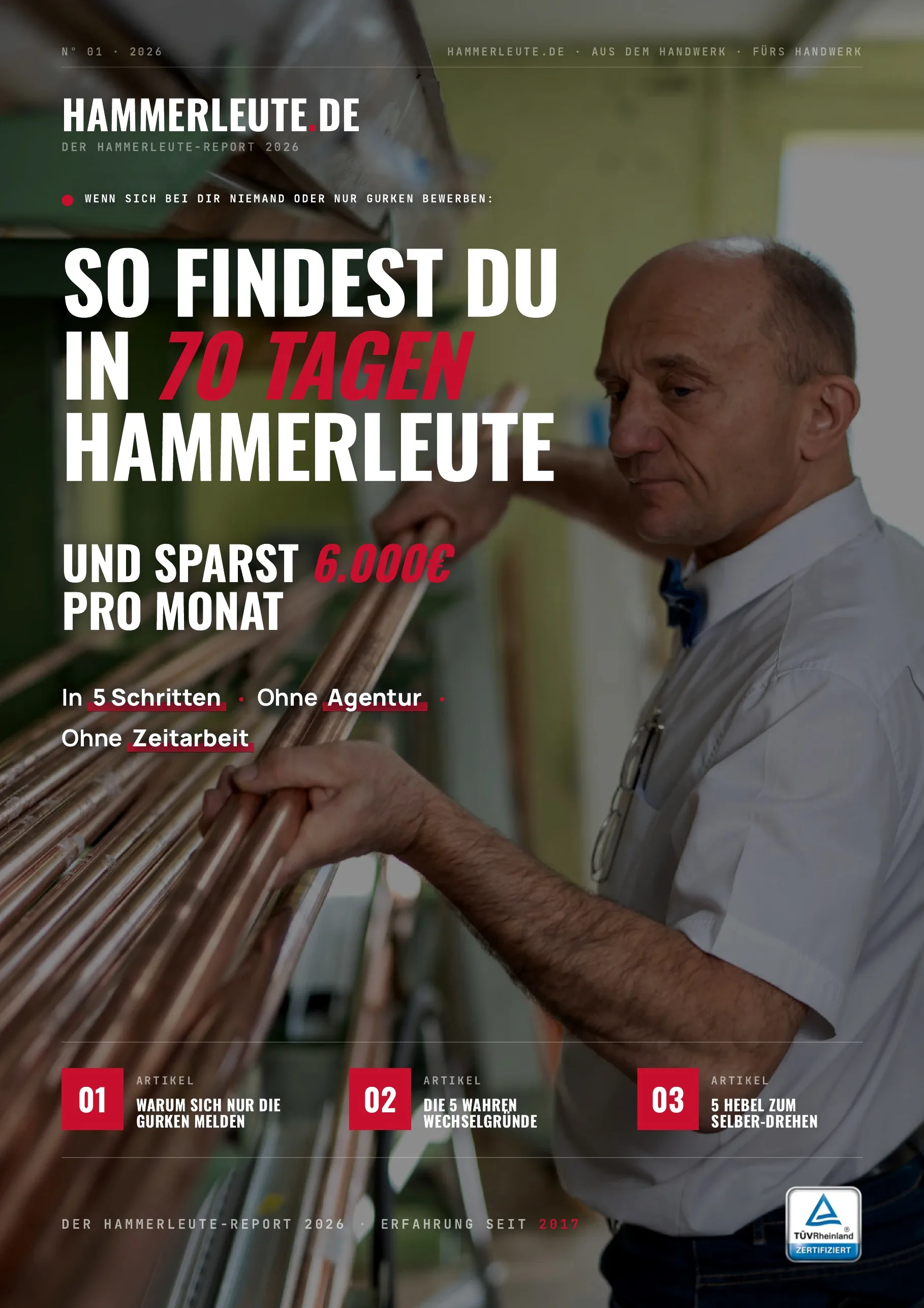Hammerleute-Report 2026 – Cover